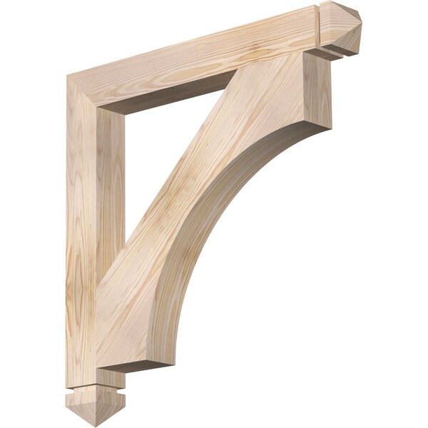 Ekena Millwork Westlake Arts & Crafts Smooth Bracket, Douglas Fir, 3 1/2"W x 30"D x 30"H BKT04X30X30WTL03SDF - main
